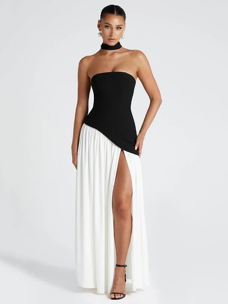 Strapless Off-shoulder Sexy Maxi Dress